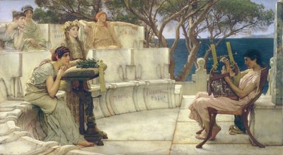 Sappho and Alcaeus, 1881 by Lawrence Alma Tadema